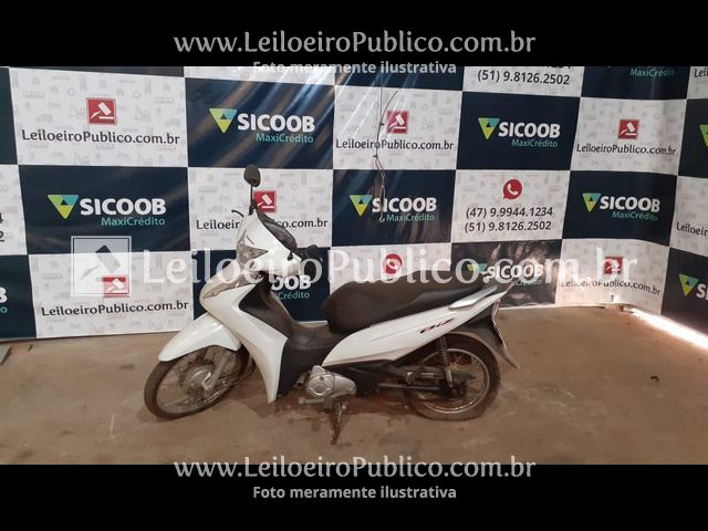 Motoneta Honda Biz 110I 2018 Branca Gasolina