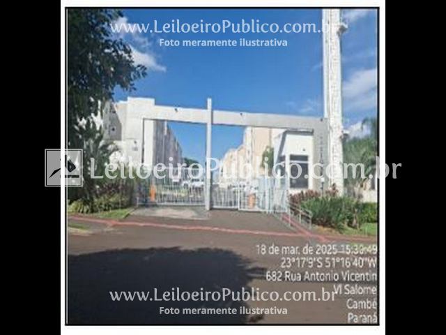Cambé (pr): apto, 38,4m2