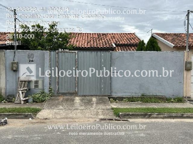 Campos dos goytacazes (rj): casa, 45,46m2