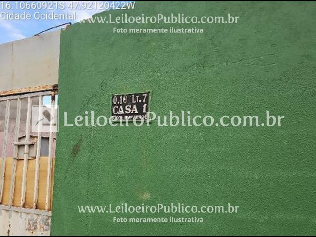 CIDADE OCIDENTAL (GO): CASA, 61,71M2, localizado em Cidade Ocidental - GO