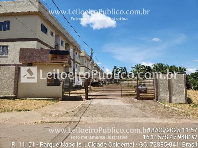 Cidade ocidental (go): apto, 51,43m2