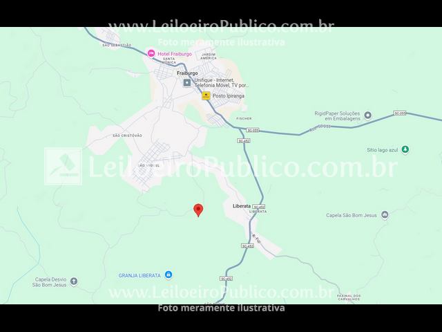 FRAIBURGO (SC): TERRENO 155.764,41 m², localizado em Fraiburgo - SC