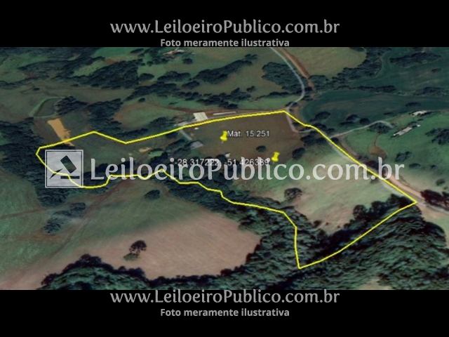 CAPÃO B. DO SUL (RS): TERRENO 6 HAS.5.000 M², localizado em Capão Bonito Do Sul - RS