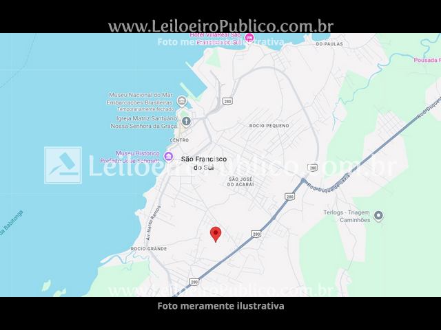 SÃO FRANCISCO DO SUL (SC): TERRENO 2.203,50 m², localizado em São Francisco Do Sul - SC, bairro Campina