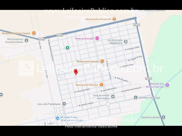 CLÁUDIA (MT): IMÓVEL 495,00 m², localizado em Cláudia - MT, bairro Centro
