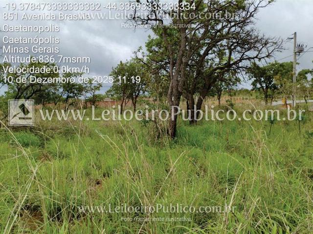 CAETANÓPOLIS (MG): LOTE, localizado em Caetanópolis - MG