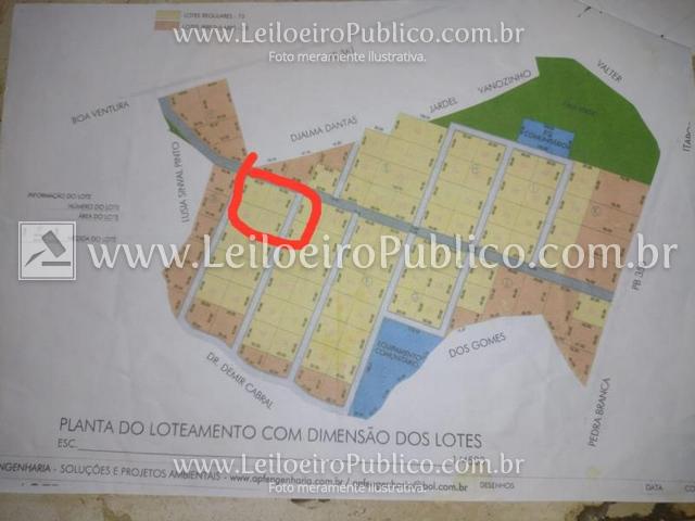 ITAPORANGA (PB): LOTE, localizado em Itaporanga - PB