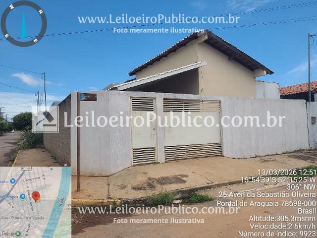Imagem do imóvel PONTAL DO ARAGUAIA (MT): CASA 103,11M2