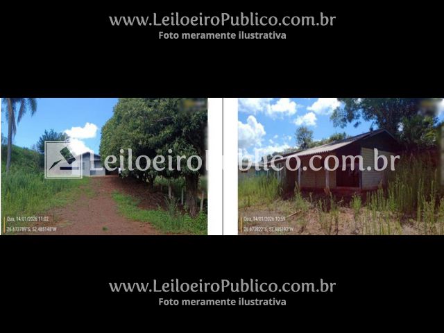 IPUAÇU (SC): TERRENO 3.080,000 m², localizado em Ipuaçu - SC, bairro Interior