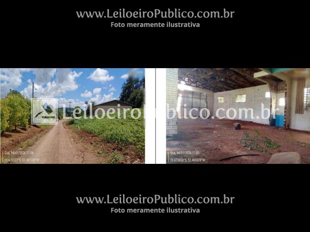 IPUAÇU (SC): TERRENO 3.080,000 m², localizado em Ipuaçu - SC, bairro Interior
